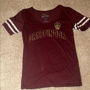 Warner Bros Red Gryffindor Short Sleeve Tee